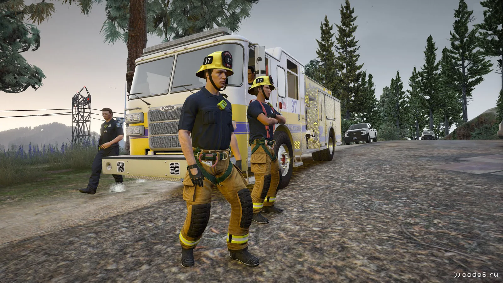 37 Batalion firefighters