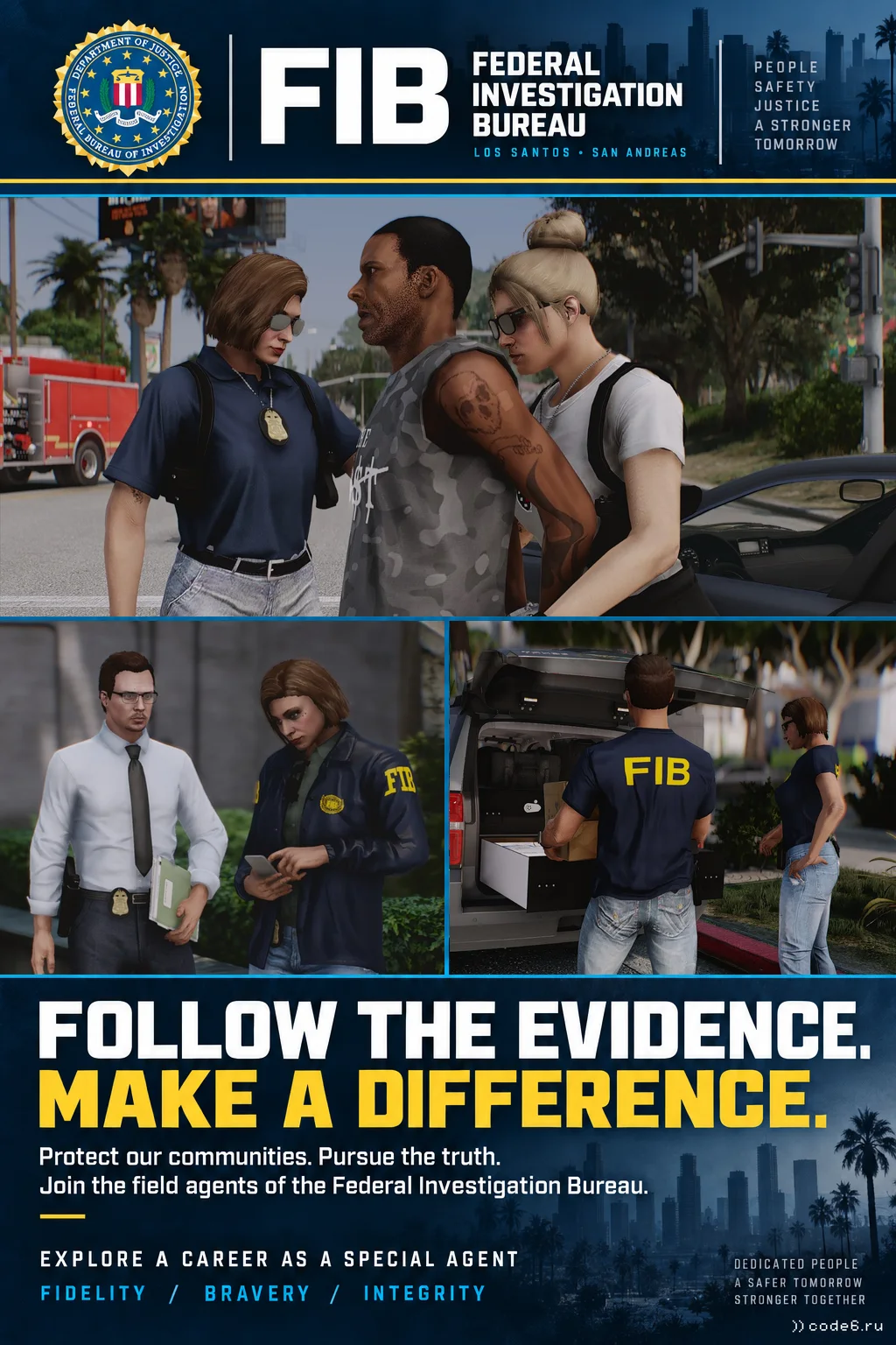 Follow the evidence. Make a difference.