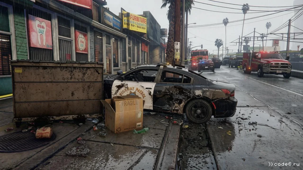 SAHP patrol car accident