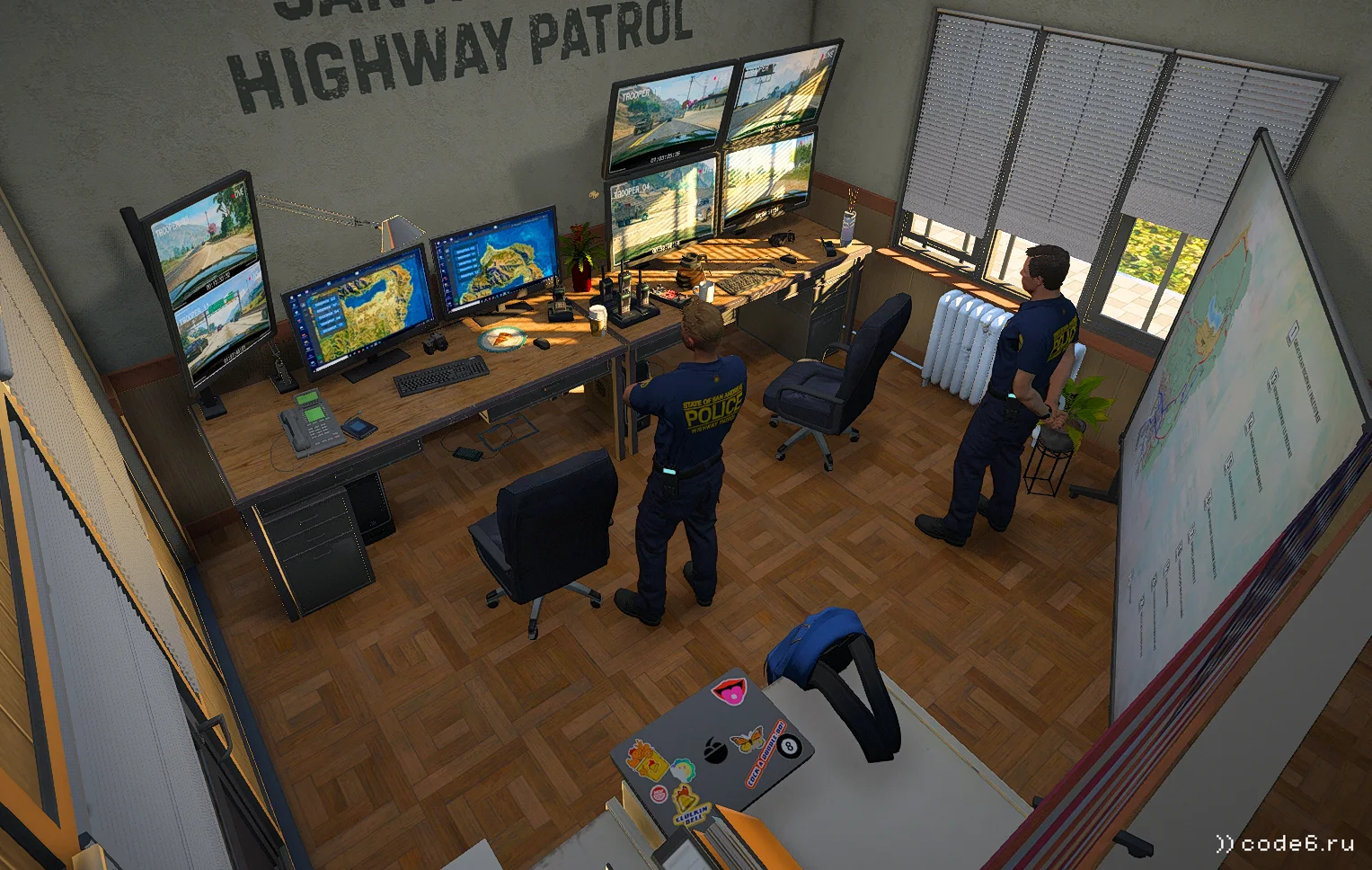 SAHP Dispatchers on Duty