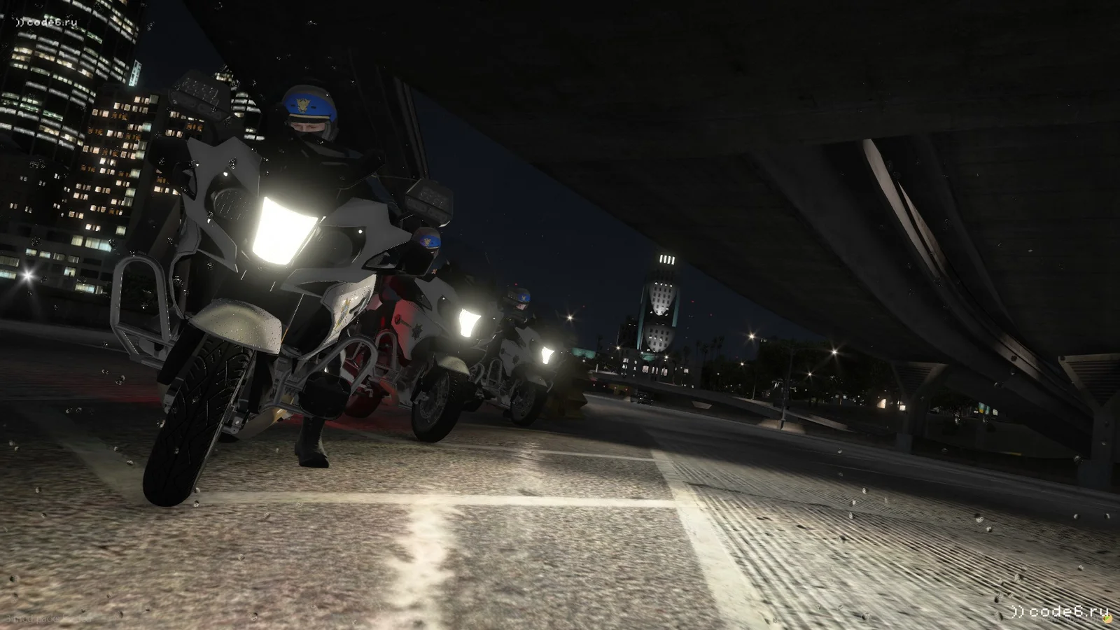 Three troopers, six wheels, zero violations
