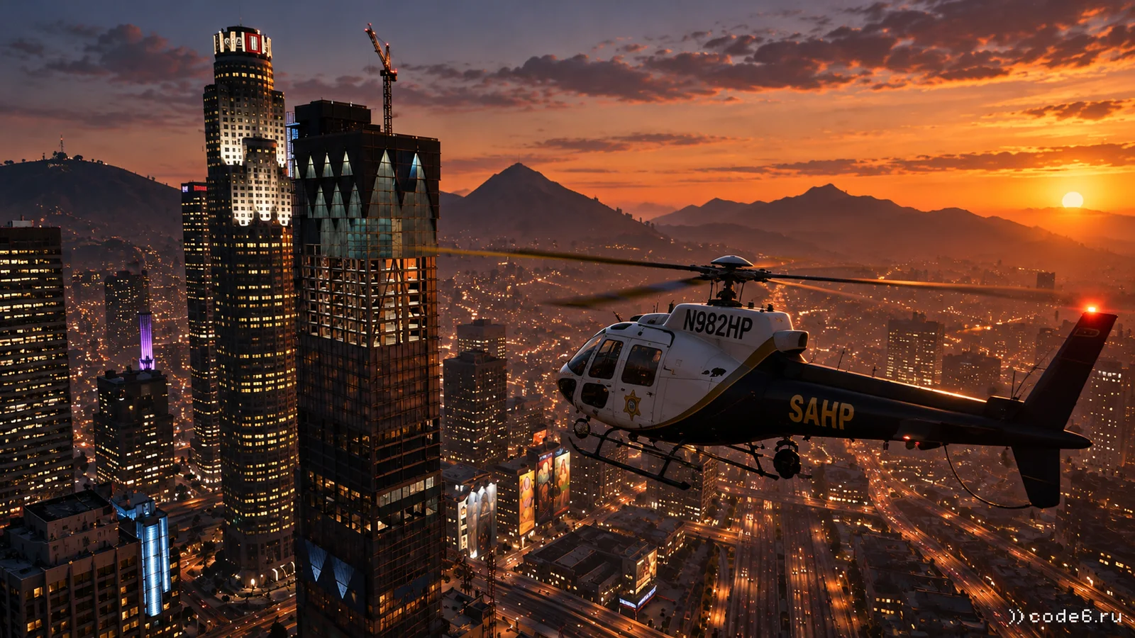 Eyes above Los Santos