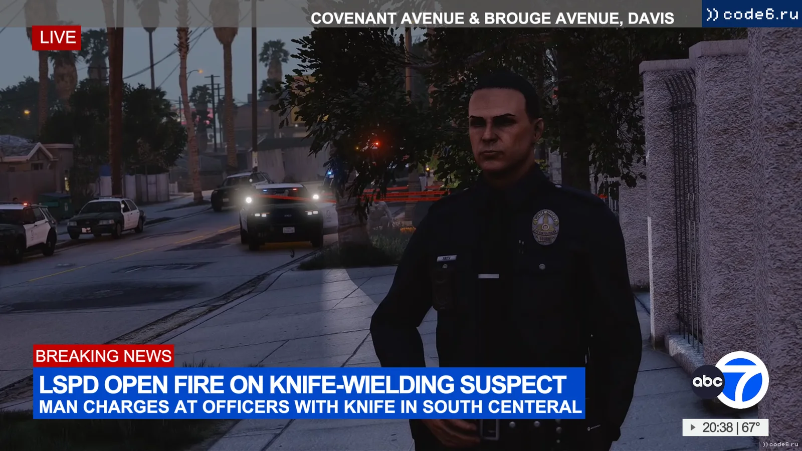 ABC7 ON SCENE IN SOUTH CENTRAL